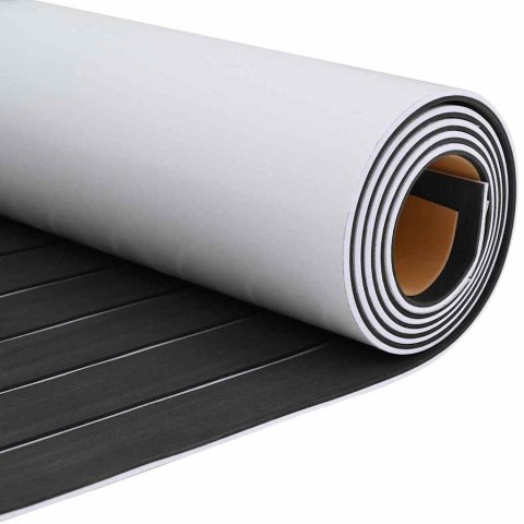 Podłoga do łodzi samoprzylepna ciemnoszara i biała 240x60 cm z pianki EVA Lumarko!