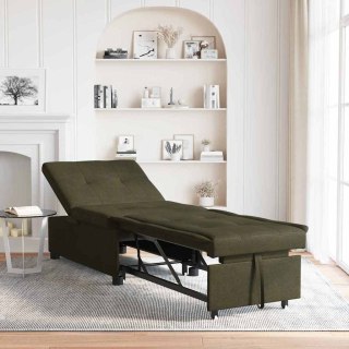 VidaXL Sofa Bed Ciemnoszary 194 x 67 x 82 cm Tkanina Huahua