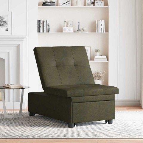 VidaXL Sofa Bed Ciemnoszary 194 x 67 x 82 cm Tkanina Huahua