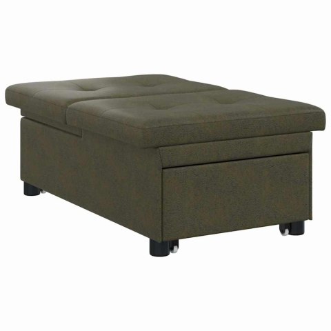 VidaXL Sofa Bed Ciemnoszary 194 x 67 x 82 cm Tkanina Huahua
