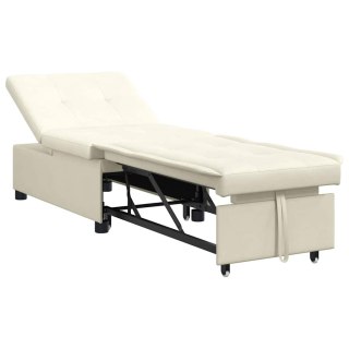 VidaXL Sofa Bed Kremowy 194 x 67 x 82 cm Aksamit