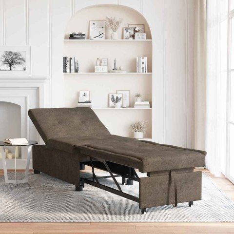 VidaXL Sofa Bed Zielony wojskowy 194 x 67 x 82 cm Tkanina Huahua