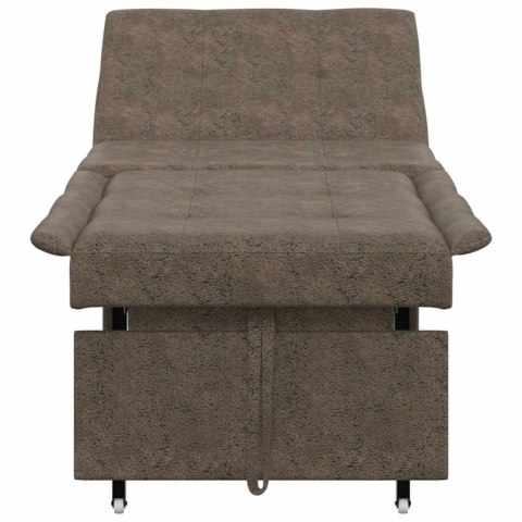 VidaXL Sofa Bed Zielony wojskowy 194 x 67 x 82 cm Tkanina Huahua