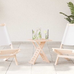 Stolik kawowy vidaXL Składany 33x33x40,5 cm z litego drewna orzechowego Lumarko!