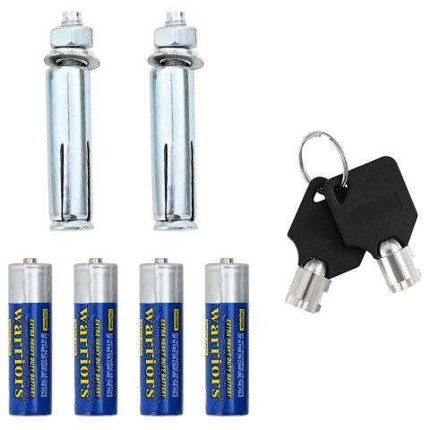 Elektroniczny sejf cyfrowy Ciemnoszary 23x17x17 cm Stal Lumarko!