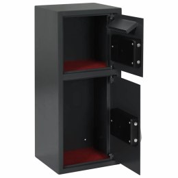 Sejf cyfrowy Ciemnoszary 35x31x80 cm Stal Lumarko!
