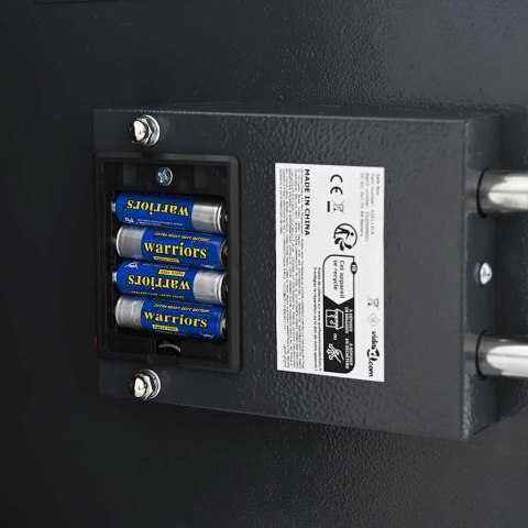 Sejf z zamkiem na klawiaturze Gunmetal Grey Stal, Chrom Średni Lumarko!