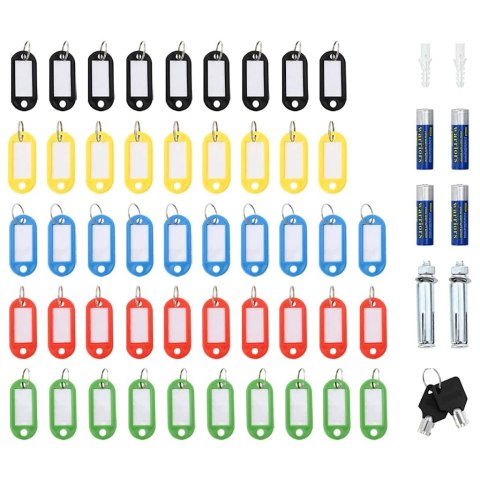 Sejf z zamkiem na klawiaturze Gunmetal Grey Stal, Chrom Średni Lumarko!