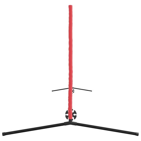 Siatka tenisowa czarno-czerwony 595 x 90.5 x 87 cm Poliester Lumarko!