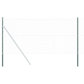 VidaXL Słupek ogrodzeniowy. 12 pcs Zielony Stal Malowana Proszkowo