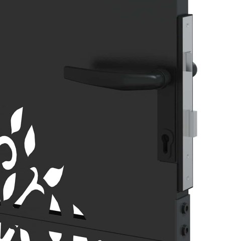 Brama ogrodowa, Brama ogrodowa 105x75 cm Corten Stal Motyw Drzewa Lumarko!