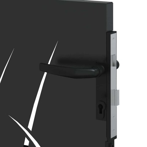 Brama ogrodowa, Bramka Ogrodowa 105x75 cm ze Stali Corten w Stylu Trawnikowym Lumarko!