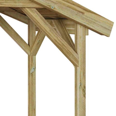 Szopa na Grill 133.5x63x200 cm z Drewna Sosnowego Impregnowanego Lumarko!