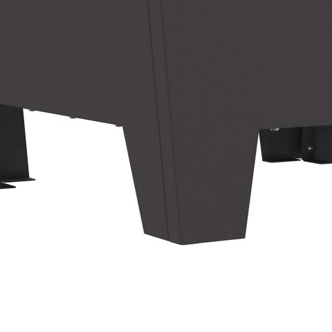 Ognisko Kwadratowe vidaXL Czarne 50x50x30 cm Stal Lumarko!