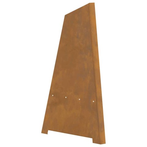 Piramida na ognisko 50x45x95 cm ze stali odpornej na warunki atmosferyczne Lumarko!