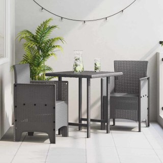 Krzesło Ogrodowe 2 pcs Jasnoszary 53 x 49 x 85 cm PP Lumarko!