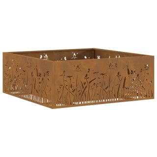 Ognisko Kwadratowe 80x80x30 cm Stal Zwieżona Lumarko!