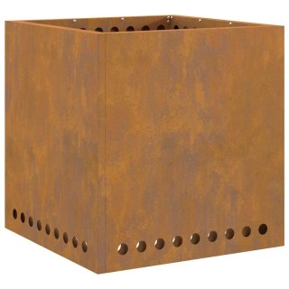 Bezdymny Ognisko Kwadratowe 48x48x50 cm Stal Corten Lumarko!
