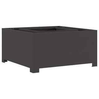 Ognisko Kwadratowe Czarne 80x80x40 cm Stal Lumarko!