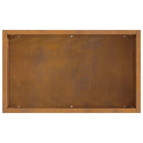 Ognisko Prostokątne 50x30x40 cm ze Stali Opatrzonej Lumarko!