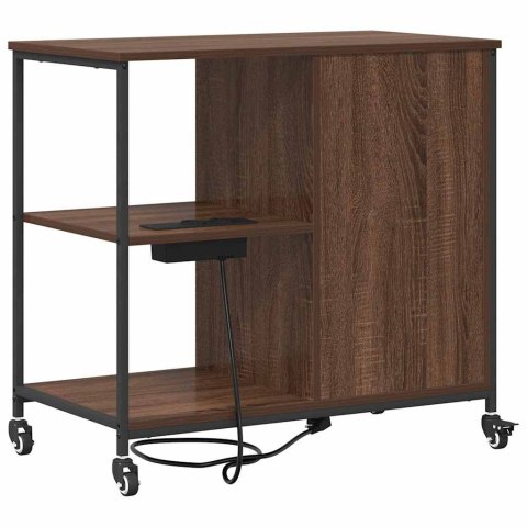VidaXL Szafka z Stacją Ładowania 76 x 41 x 72 cm Drewno inżynieryjne