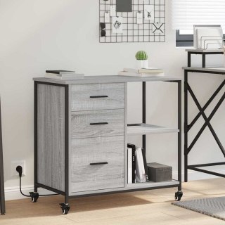 VidaXL Szafka z Stacją Ładowania 76 x 41 x 72 cm Drewno inżynieryjne