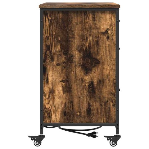 VidaXL Szafka z Stacją Ładowania 76 x 41 x 72 cm Drewno inżynieryjne