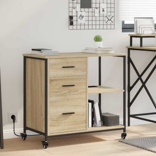 VidaXL Szafka z Stacją Ładowania 76 x 41 x 72 cm Drewno inżynieryjne