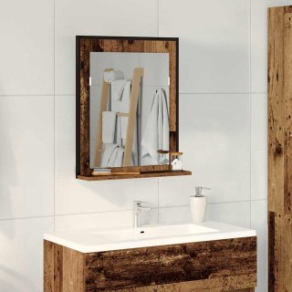 Lustro łazienkowe Stary Drewno 50x12x60 cm Drewno sztuczne Lumarko!