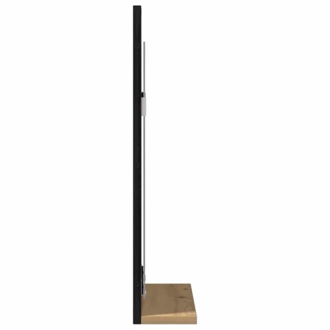 Lustro łazienkowe w kolorze dębu rzemieślniczego 50x12x60 cm z drewna inżynieryjnego Lumarko!