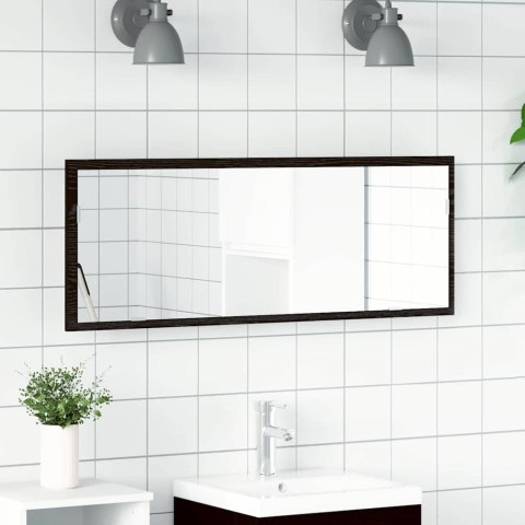 Lustro LED do łazienki vidaXL Czarny Dąb 100x8,5x37 cm Z drewna inżynieryjnego Lumarko!