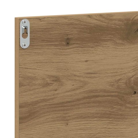 Lustro łazienkowe vidaXL Artisian Oak 90x10,5x37 cm z materiału drewnopochodnego Lumarko!