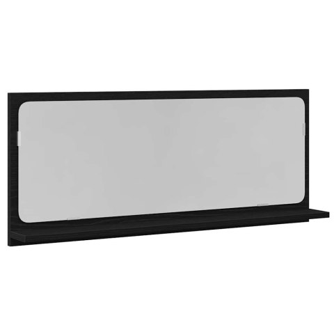 Lustro łazienkowe w kolorze czarnego dębu, 90x10,5x37 cm, z drewna inżynieryjnego Lumarko!