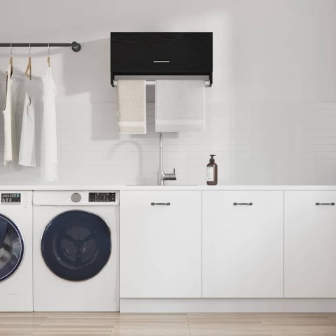 Szafa vidaXL Czarny Dąb 70x32,5x35 cm z drewna inżynieryjnego Lumarko!