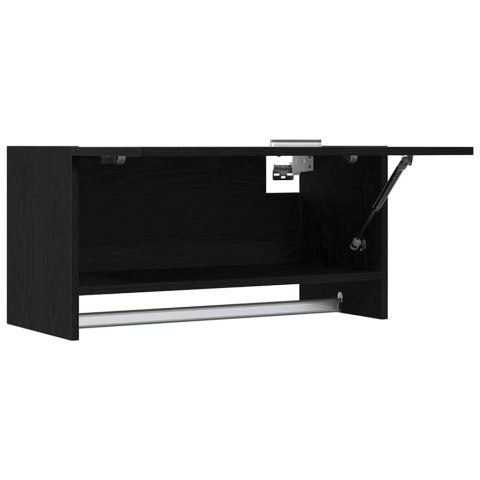 Szafa vidaXL Czarny Dąb 70x32,5x35 cm z drewna inżynieryjnego Lumarko!