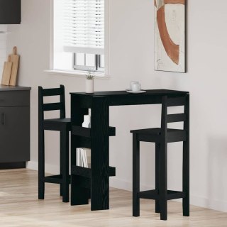 Stół Barowy - Czarny Dąb - 102x55x103.5 cm - Wykonany z materiałów drewnopochodnych Lumarko!