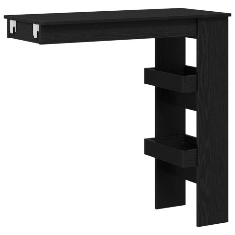 Stół Barowy - Czarny Dąb - 102x55x103.5 cm - Wykonany z materiałów drewnopochodnych Lumarko!