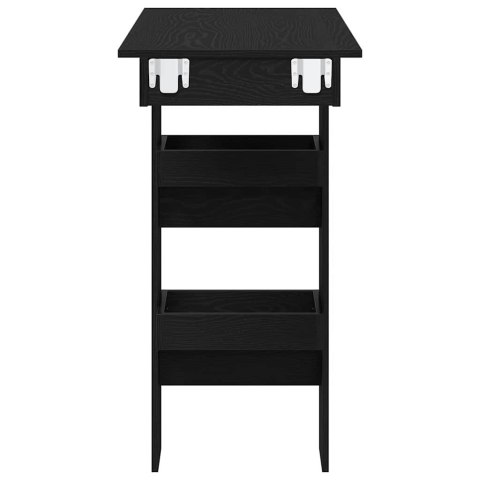 Stół Barowy - Czarny Dąb - 102x55x103.5 cm - Wykonany z materiałów drewnopochodnych Lumarko!