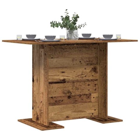 Stół jadalny vidaXL Stary Drewno 110x60x75 cm Z drewna inżynieryjnego Lumarko!