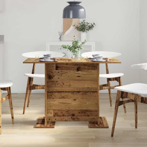 Stół jadalny vidaXL Stary Drewno 110x60x75 cm Z drewna inżynieryjnego Lumarko!
