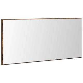 Szafka łazienkowa z lustrem i oświetleniem LED w dymnym dębie 80x37 cm Lumarko!