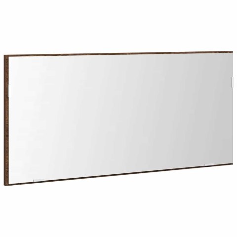 Szafka łazienkowa z lustrem i światłem LED Brązowy dąb 80x37 cm Lumarko!