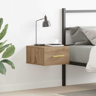 Szafka nocna wisząca vidaXL z dębu rzemieślniczego 35x35x20 cm Lumarko!