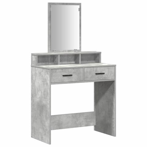 Toaletka vidaXL z szufladami Szary Beton 79x41x140 cm Lumarko!