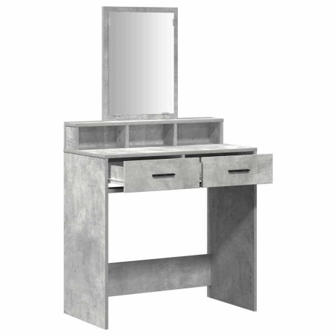 Toaletka vidaXL z szufladami Szary Beton 79x41x140 cm Lumarko!