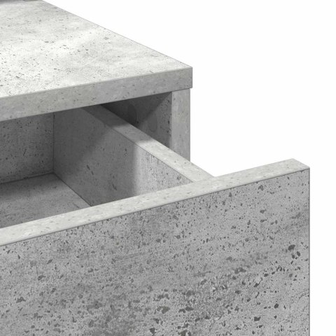 Toaletka vidaXL z szufladami Szary Beton 79x41x140 cm Lumarko!
