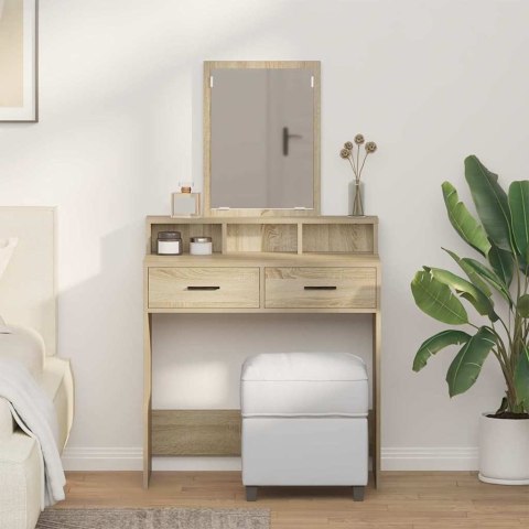 Toaletka z szufladkami Sonoma Dąb 79x41x140 cm Lumarko!