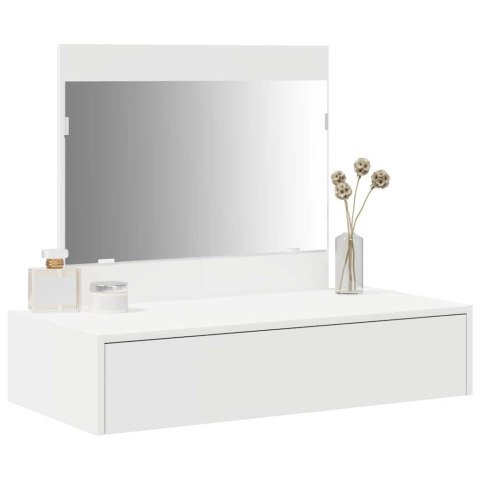 Biała toaletka ścienna 83x40x70 cm Lumarko!