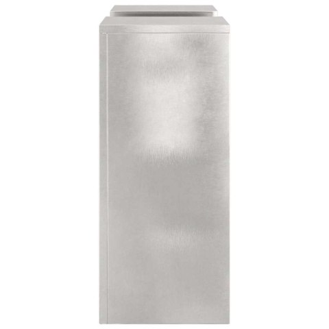 Stojaki na rośliny 2 pcs Srebrny 24 x 24 x 55 cm Lumarko!