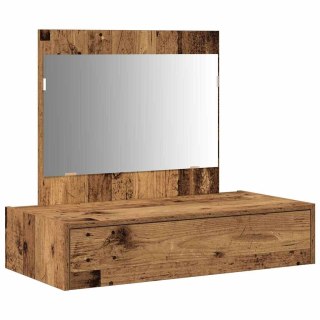 Wisząca Toaletka Stare Drewno 83x40x70 cm Lumarko!